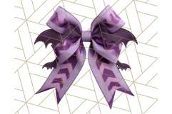 Halloween Bow Clipart, Bright Holiday Ribbon PNG Product Image 4