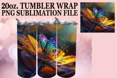 Sparkly Glitter Butterfly Teardrop Earrings 20oz Product Image 1