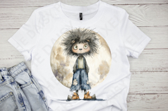 Whimsical Gothic Halloween Clipart - Creepy Cute Watercolor Product Image 6