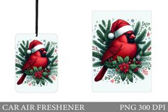 Cardinal Car Air Freshener. Christmas Car Air Freshener Product Image 1