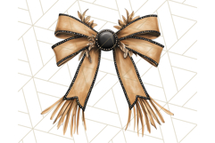 Western Style Bow PNG, Cute Cowboy, Cowgirl Coquette Png Product Image 4