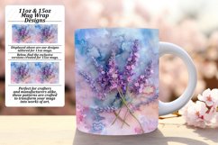 Mug Wrap Design 11oz/15oz Vibrant Floral Sublimation Product Image 1