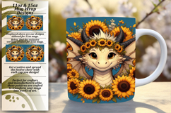 FASHIONABLE 11oz Mug Wrap PNG , Dragon Product Image 1
