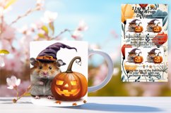Pumpkin Animal Mug 11oz/15oz Wrap PNG Product Image 1