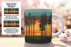 Spring Horizon Mug Wrap: Landscape Sublimation - 11oz/15oz Product Image 1