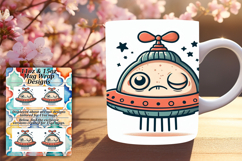 Dynamic 11oz Mug Wrap Png Artwork , Monster Product Image 1