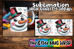 Enchanted mornings 11oz 15oz sublimation wrap, Cute Christma Product Image 1