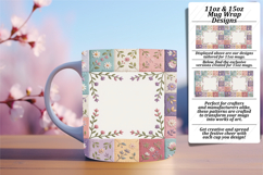 DYNAMIC 11oz Mug Wrap PNG Artwork , Flowers Product Image 1
