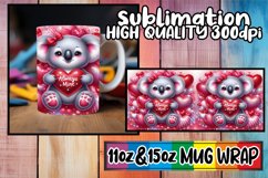 Happy whispers 11oz 15oz sublimation wrap, Valentines Product Image 1