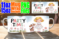 Cheerful smiles 11oz 15oz sublimation wrap, Birthday Girl Product Image 1