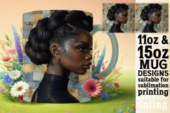 Captivating Gaze: Sublimation Mug Wrap Product Image 1