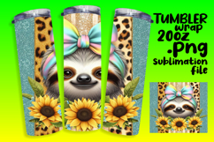 RADIANT 20oz Tumbler Wrap for Personal Use , Cute Animals Product Image 1