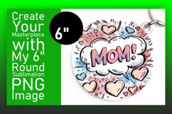 Watercolor Mother's Day Keychain Assortment Product Image 1