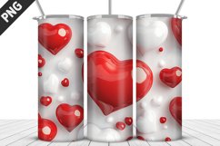 Valentines Love Skinny Tumbler PNG Wrap| Valentines Tumbler Product Image 5