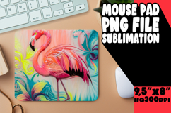 Playful DESK mat Fun Sublimation, Flamingo Product Image 1