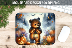 Watercolor Bear Mouse Pad Sublimation - Animal PNG Product Image 1