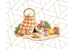 Whimsical Woodland Animal Village PNG Clipart Fantasy Forest Product Image 4