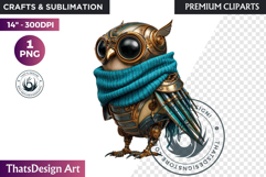 Steampunk Winter Fantasy Sublimation Graphics PNG clipart Product Image 1