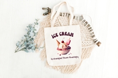 Funny Ice Cream Sublimation Bundle |PNG Designs for T-shirts Product Image 5