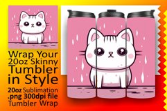 Playful Feline Fun Tumbler Wrap Product Image 1