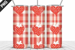 Lovely Hearts Tumbler Design | Valentine's Day Tumbler Wrap Product Image 5
