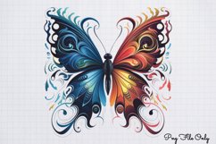 Smoke Butterflies Clipart PNG Product Image 1