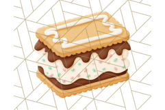 Summer Iced Cookie Clipart PNG, Cute Tropical Cookies Product Image 4