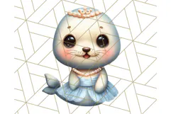 Princess Animal PNG Clipart with Crowns & Royal Accessories Product Image 4