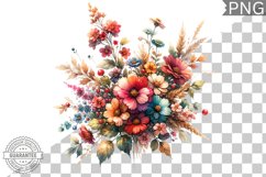 Flowers Sublimation - Clipart PNG Design Product Image 1