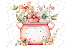 Cottagecore Kitchen Clipart, Vintage Country Floral Kitchen Product Image 4