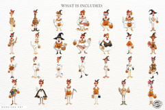 Halloween Chicken Clipart Product Image 4