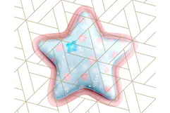 Cute Puffy Star Clipart PNG, 3D Glossy Pastel Stars Clip Art Product Image 4