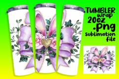 Special Edition 20oz Tumbler Wrap , Easter Bunny Product Image 1