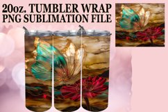 Glitter Butterfly Tumbler Design for 20oz Product Image 1