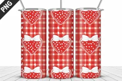Lovely Hearts Tumbler Design | Valentine's Day Tumbler Wrap Product Image 4
