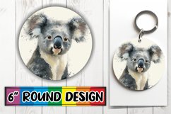 Sweet Boho Animal Sublimation Circle Product Image 1