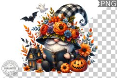 Halloween Gnome Sublimation - Clipart PNG Design Product Image 1