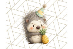 Tropical Fruit Party Animals PNG Clipart, Cute Summer Animal Product Image 4