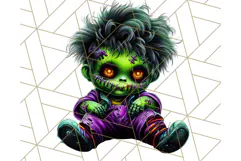 Spooky Cute Monster PNG Clipart, Adorable Halloween Monsters Product Image 4