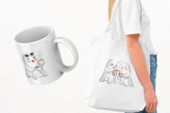 Ghost &amp; Coffee Clipart Product Image 3