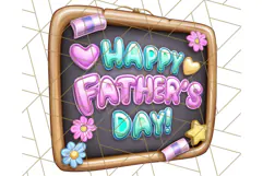 Father's Day Clipart PNG, Funny Dad Cartoon Clip Art Product Image 4