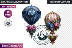 Dreamy Love Assets Vintage Valentine Graphics PNG clipart Product Image 1