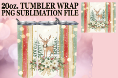 Blissful Moments 20oz tumbler wrap, Christmas Product Image 1