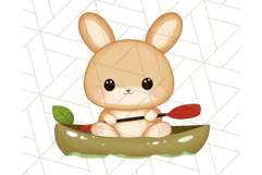 Camping Animals PNG, Forest Critters Campfire Clipart Product Image 4