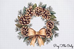 Olive Green Christmas Clipart Product Image 1