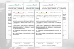 Facial Treatment Consent Form Template - 5 Colors Product Image 3