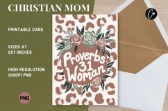 Christian Mother's Day Card | Bible Verse Printable Product Image 1