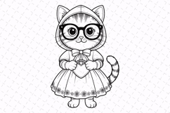 Cute Cat Coloring Pages for Kids | Fun &amp; Kid-Friendly Product Image 1