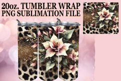 Cheerful escapes 20oz tumbler wrap, Leopard Prints Product Image 1