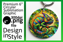Trendy Round Design for Keychain Art , Animals Product Image 1
